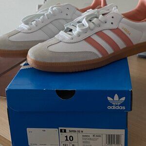 Adidas Samba OG clay/white/gum sole, Women size 10